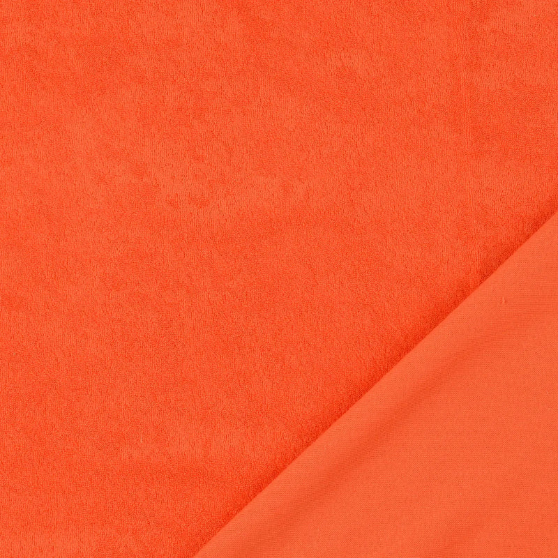 Frottee Stretch Jersey orange Oekotex Hemmers