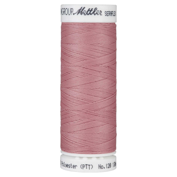 Seraflex® Elastischer Nähfaden 130 m Farbe Rose Quartz 1057 - Amann Mettler® Stoff Ambiente