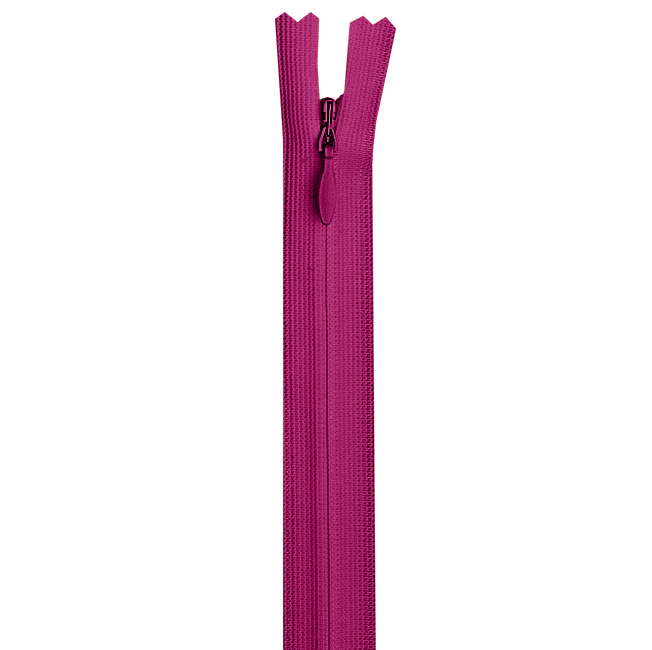 Reißverschluss YKK nahtverdeckt Farbe 853 bordeauxviolett Länge 60 cm - YKK Stoff Ambiente