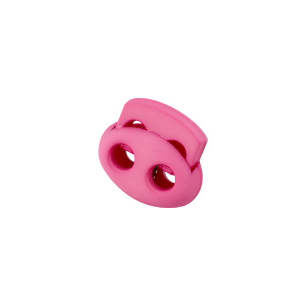 Kordelstopper 2-Loch 15 mm Durchlass 3 mm pink - Union Knopf by Prym Stoff Ambiente