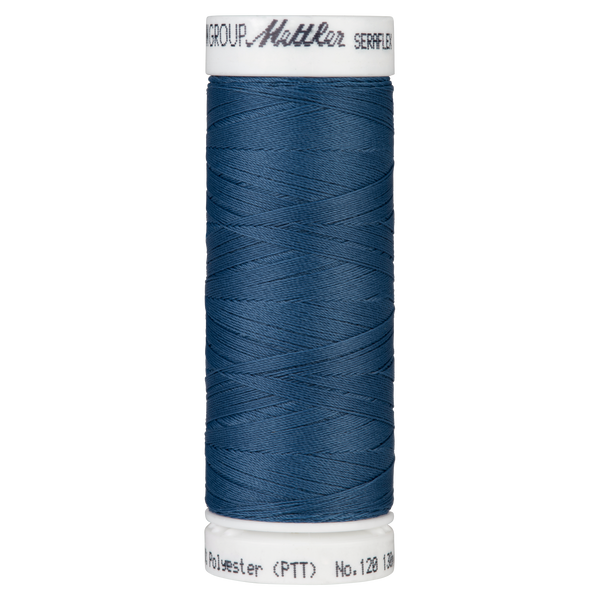 Seraflex® Elastischer Nähfaden 130 m Farbe Blue agate 0698 - Amann Mettler® Stoff Ambiente