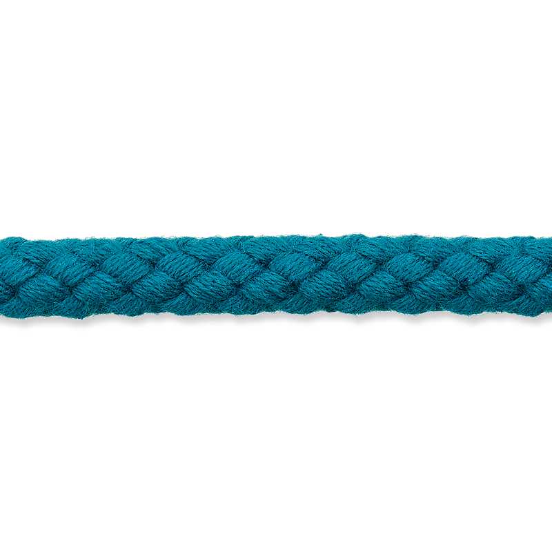 Baumwollkordel Hoodiekordel 8 mm blau petrol - Union Knopf by Prym Stoff Ambiente