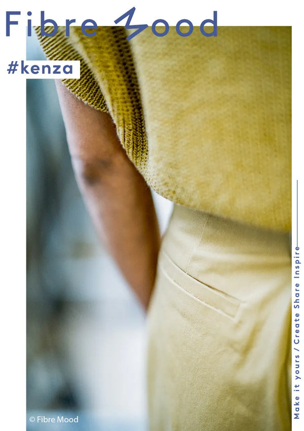 Baumwollstoff Emerised Uni Fibre Mood Ausgabe 27 Modell Hose Kenza Fibre Mood