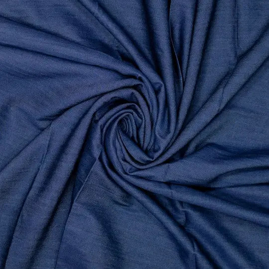 Blusenstoff Hemdenstoff Tencel mit Elastan Denim dunkelblau - Fibre Mood Stoff Ambiente