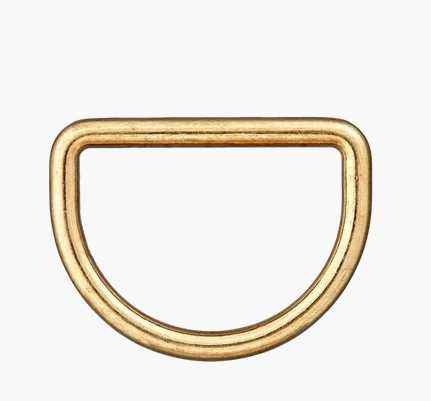 D-Ring Metall 40 mm gold Union Knopf by Prym