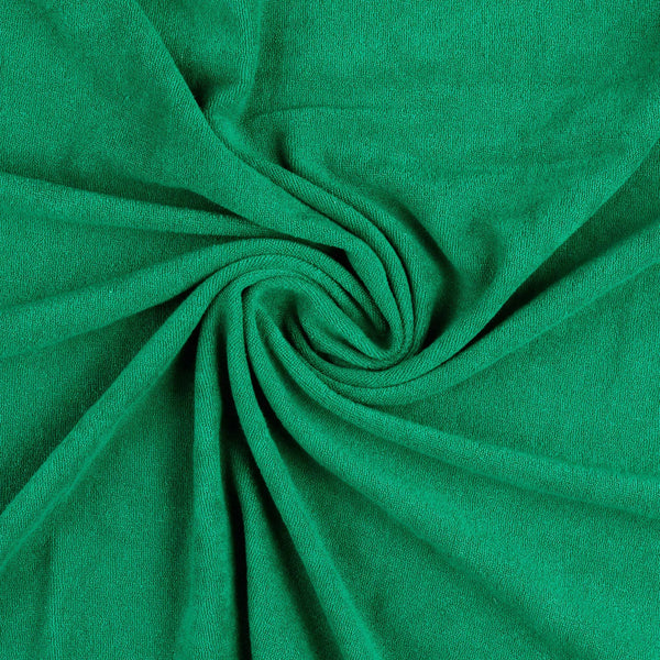 Frottee Stretch Jersey grasgrün Oekotex Hemmers