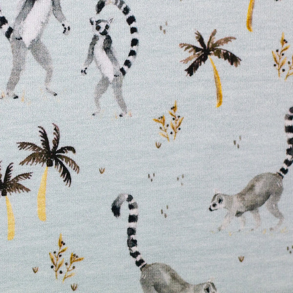 Jersey Animals by Christine Zielinski Lemuren Oekotex - Swafing Stoff Ambiente
