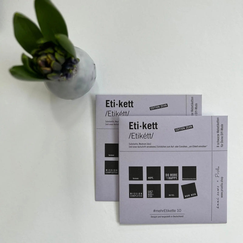 Mehretikette Label von Prülla & Änni Sews Edition Nr. 10 flieder - Prülla Stoff Ambiente