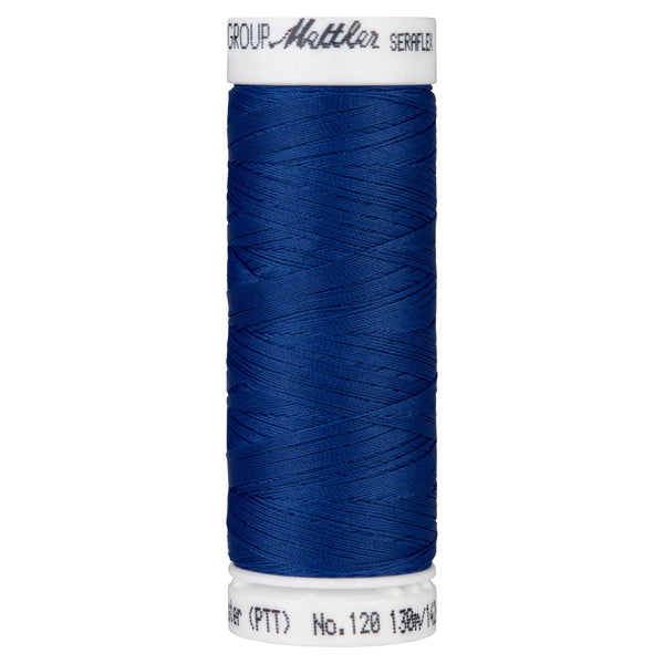 Seraflex® Elastischer Nähfaden 130 m Farbe Royal Blue 1303 - Amann Mettler® Stoff Ambiente