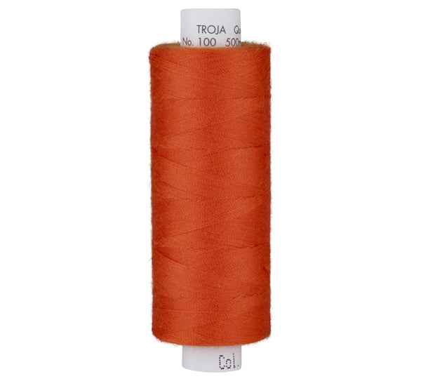 Troja Allesnäher Universalnähgarn 500 m Farbe Fuchsrot 0450 - Amann Mettler® Stoff Ambiente