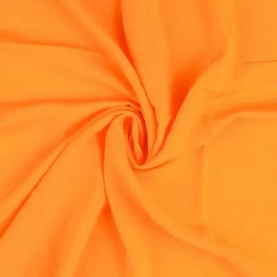 Viskose Webware Popeline 100% Viskose gelb orange - Hemmers Stoff Ambiente