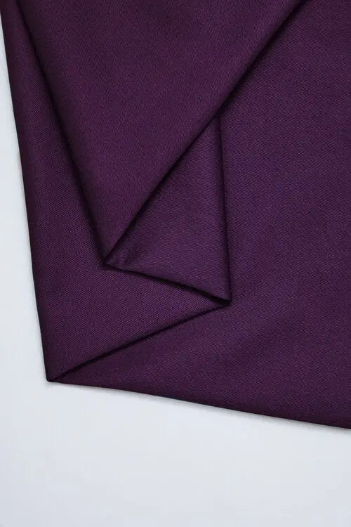 Washed Cotton Twill 9 Oz Mind the Maker plum - Mind the Maker Stoff Ambiente