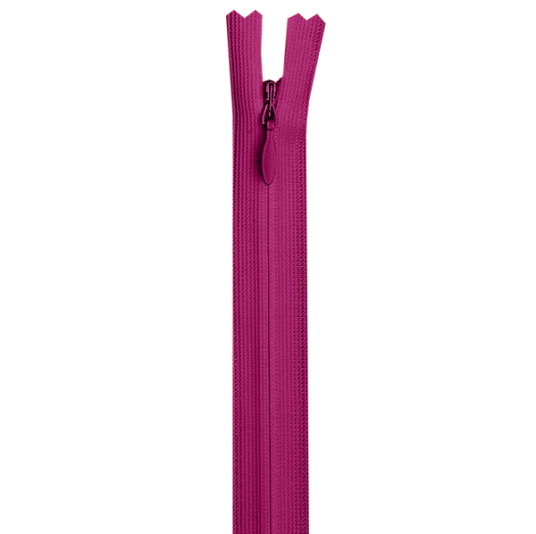 Reißverschluss YKK nahtverdeckt Farbe 853 bordeauxviolett Länge 40 cm - YKK Stoff Ambiente