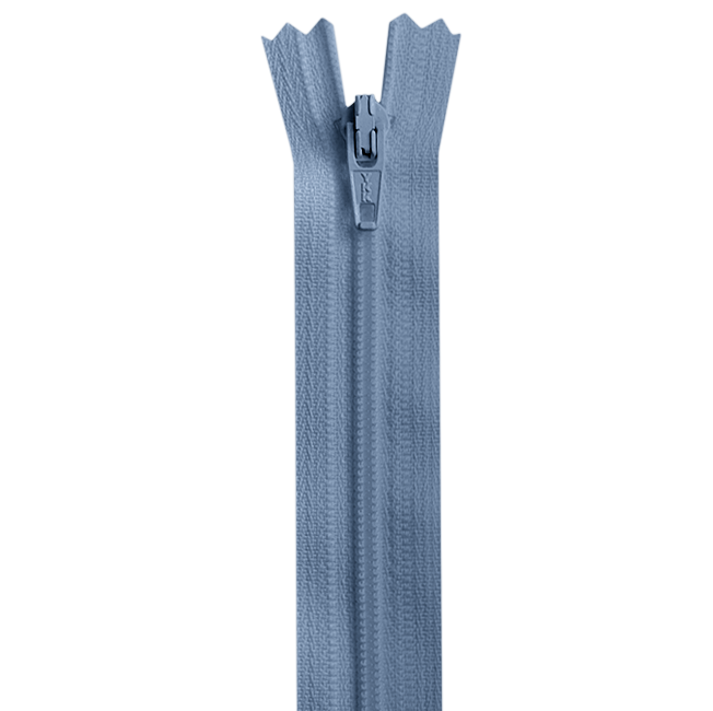 Reißverschluss YKK nicht teilbar Farbe 546 pastellblau Länge 60 cm - YKK Stoff Ambiente