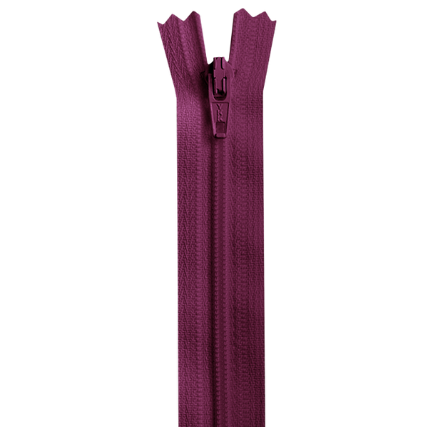 Reißverschluss YKK nicht teilbar Farbe 853 bordeauxviolett Länge 16 cm - YKK Stoff Ambiente