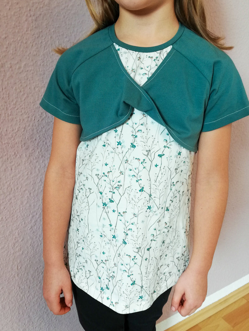Schnittmuster Papierschnittmuster Basics Knotenraglan Shirt & Tunika No. 48 Kinder 80-164 - Lillesol & Pelle Stoff Ambiente