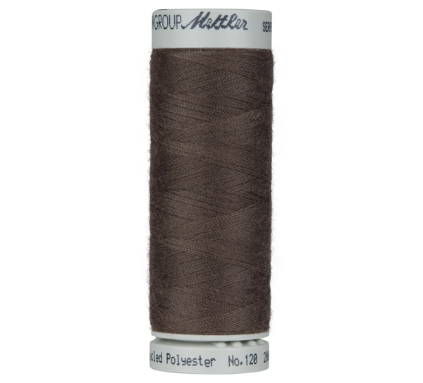 Seracycle® Allesnäher recyceltes Polyester 200 m Farbe Earthy Brown Coal 0399 - Amann Mettler® Stoff Ambiente