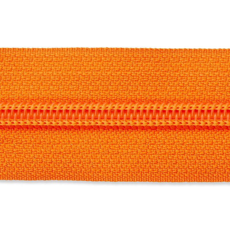Endlosreißverschluss Bettwäsche Meterware 3 mm orange - Union Knopf by Prym Stoff Ambiente