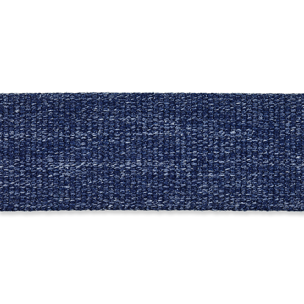Gurtband Baumwolle 30 mm blau meliert - Union Knopf by Prym Stoff Ambiente