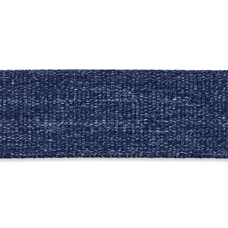 Gurtband Baumwolle 30 mm blau meliert - Union Knopf by Prym Stoff Ambiente