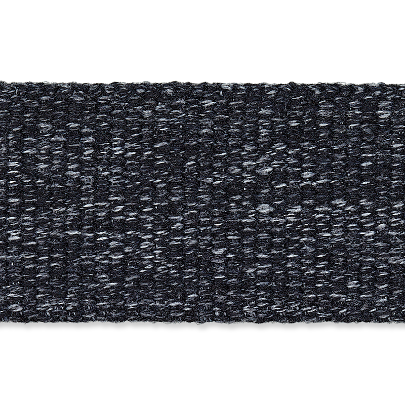 Gurtband Baumwolle 40 mm dunkelgrau/schwarz meliert - Union Knopf by Prym Stoff Ambiente