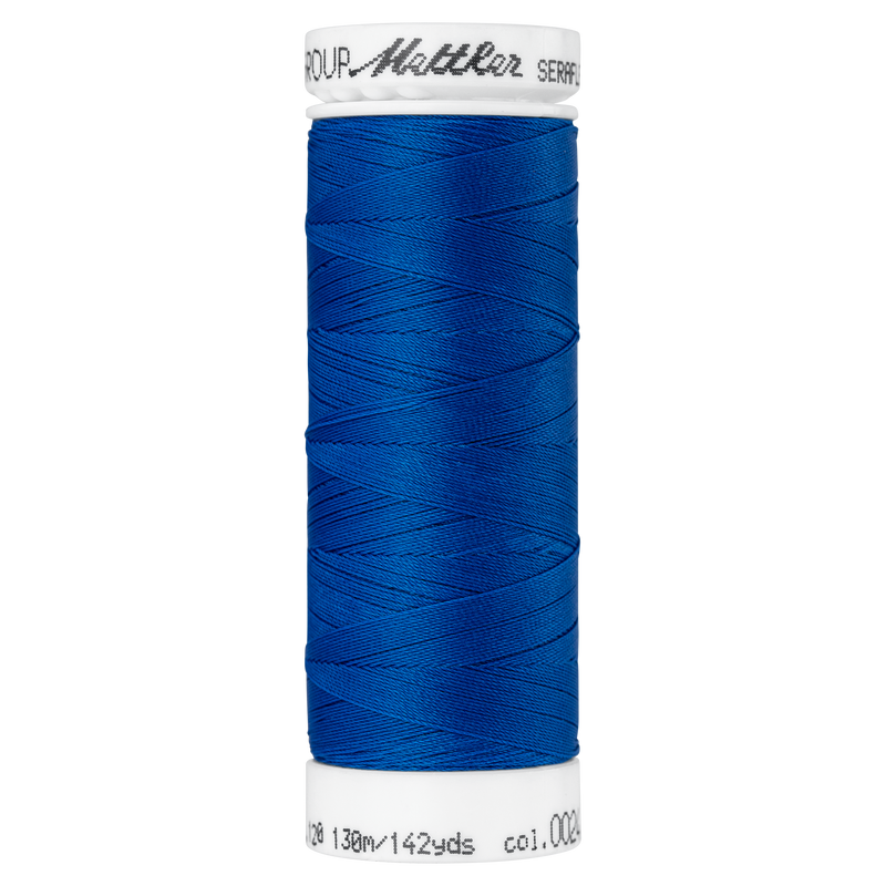Seraflex® Elastischer Nähfaden 130 m Farbe Colonial Blue 0024 - Amann Mettler® Stoff Ambiente
