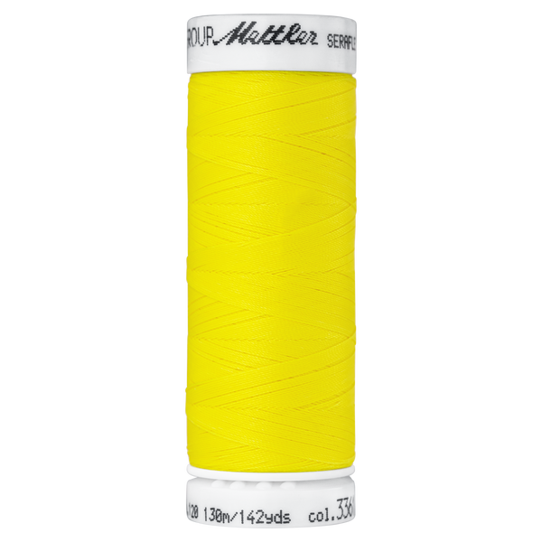 Seraflex® Elastischer Nähfaden 130 m Farbe Lemon 3361 - Amann Mettler® Stoff Ambiente